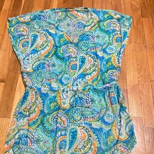 Ralph Lauren Multicolor Paisley Swim Coverup